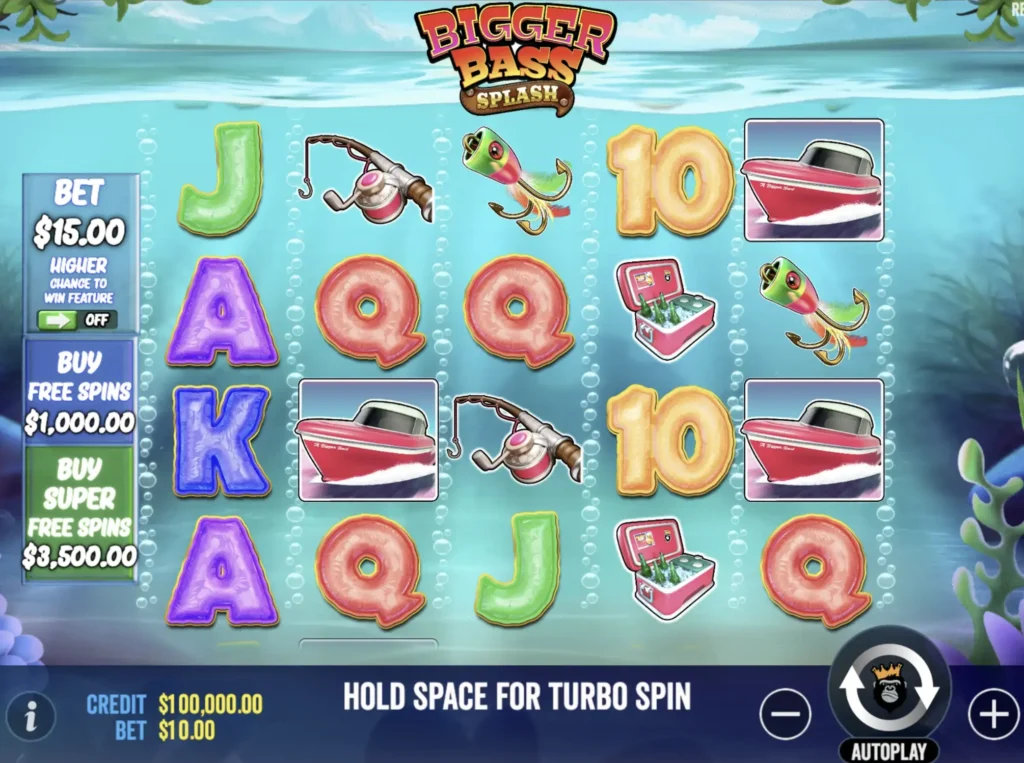 Bigger Bass Splash Gameplay