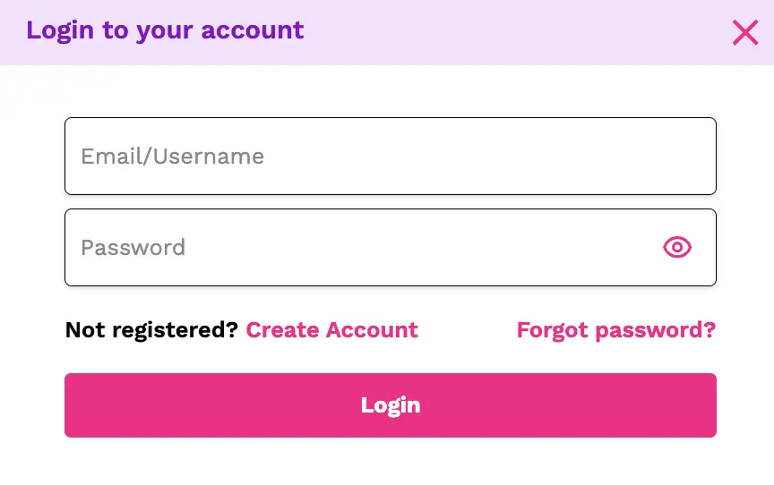 Casushi Login to your account